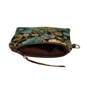 Floral Coin Purse Paisley Gold Glitter Romantic Change - Etsy