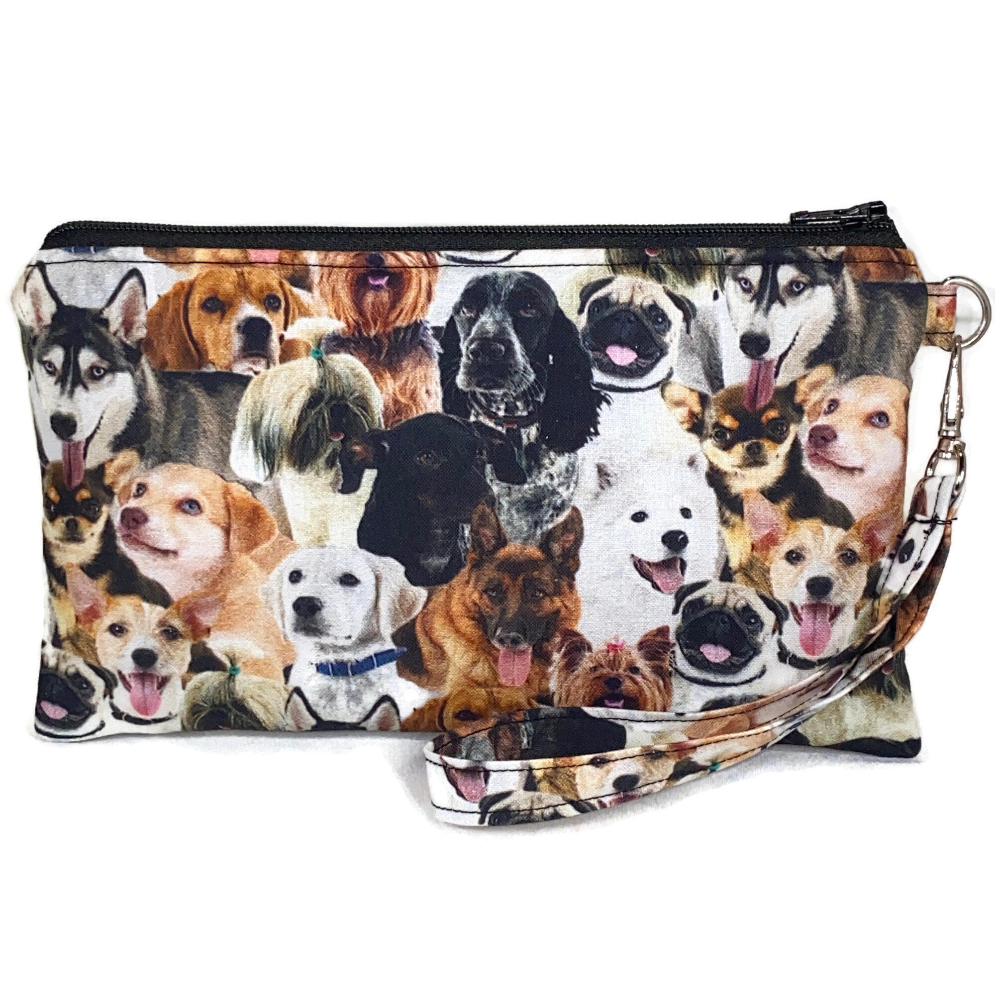 Dog Wristlet Purse Dogs Puppies Dog Lover Rhinestone Etsy