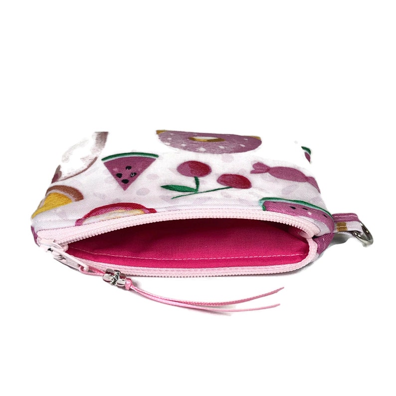 Sweets Coin Purse Pouch Ice Cream Change Purse Sweet Tooth Gift For Her Candy Donut Neck Wallet Optional Lanyard Mini Wallet