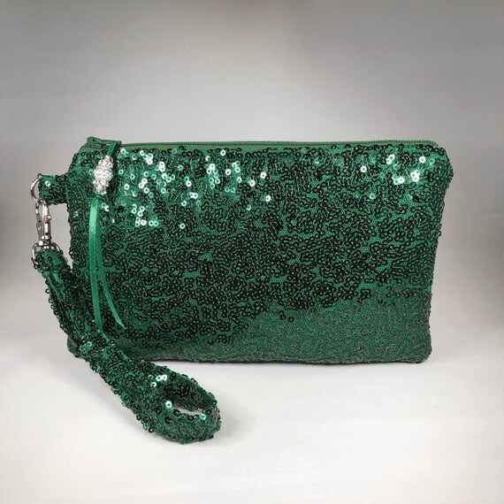 hunter green purse
