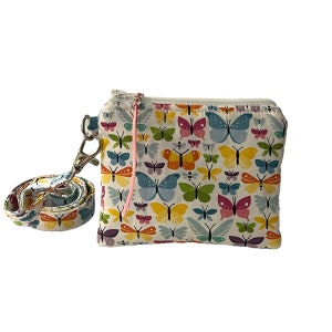 Butterfly Coin Purse, Spring, Butterflies, Butterfly Lover Coin Purse, Pouch, Neck Wallet, Mini Wallet, Optional Lanyard, Gift For Her, Mom