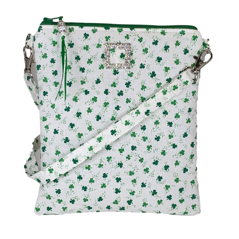Irish Shamrock Crossbody Bag St Patrick's Day Purse Etsy