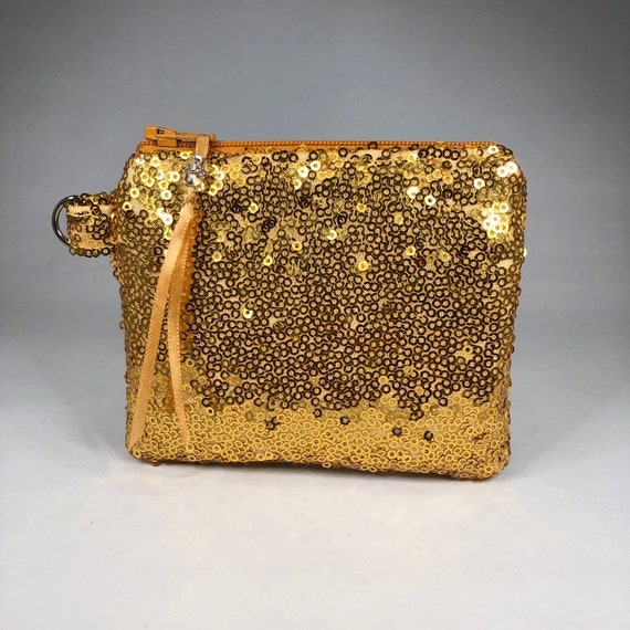 gold pouch bag