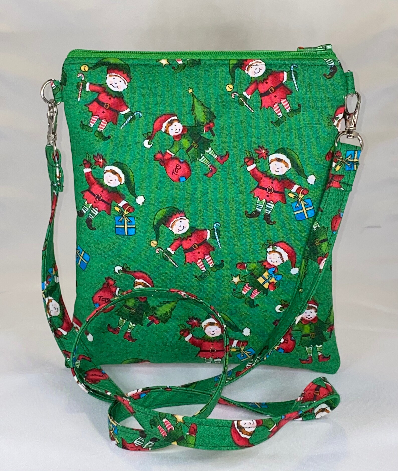 Elf Crossbody Bag Elves Winter Holiday Christmas Purse Etsy