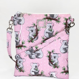 Koala Bear Crossbody Bag, Koala Lover, Australia, Purse, Bag, Shoulder Bag, Gift for Her, Mom, Daughter, Friend, Sister