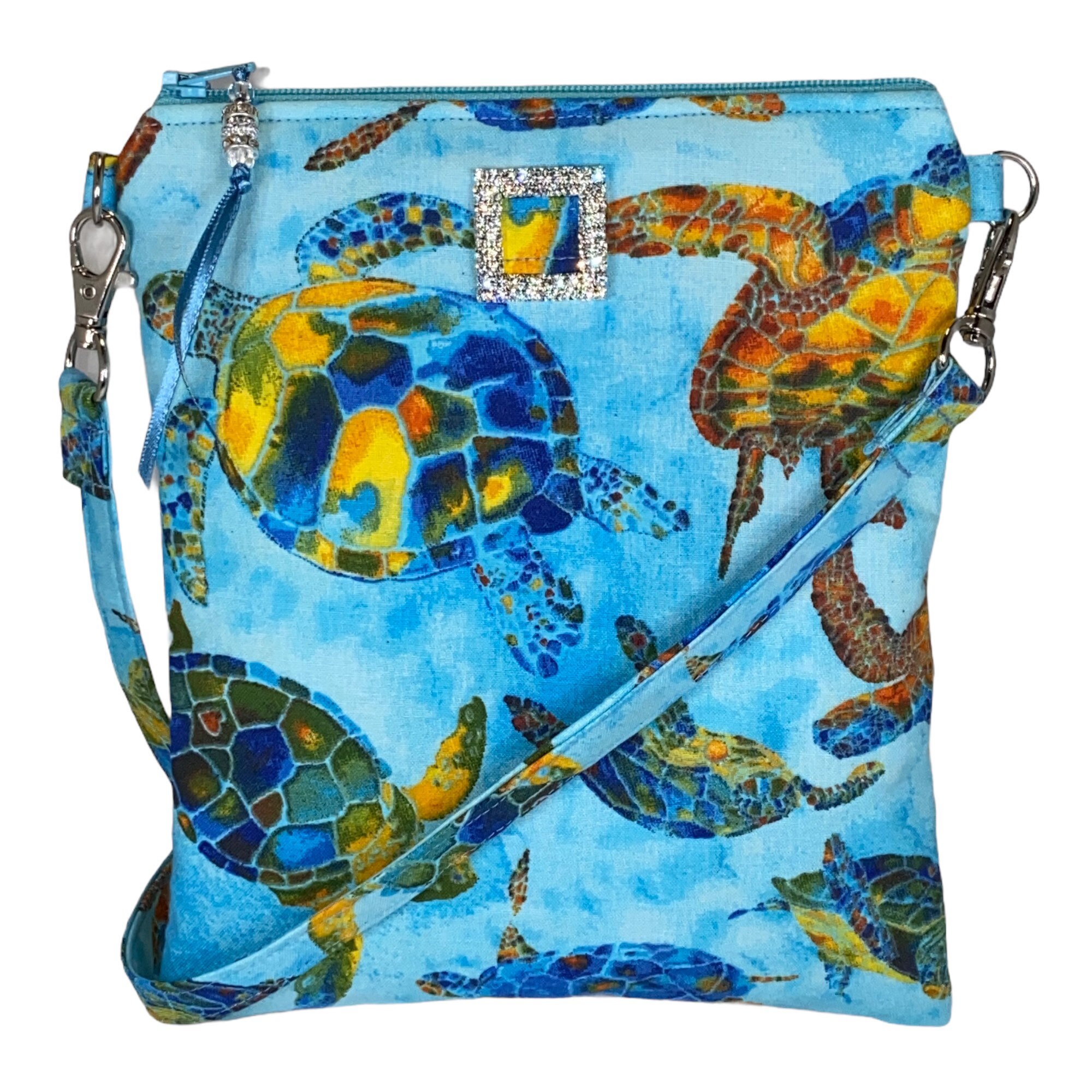Sea Turtle Crossbody Bag Sea Life Cruise Ocean Rhinestone Etsy