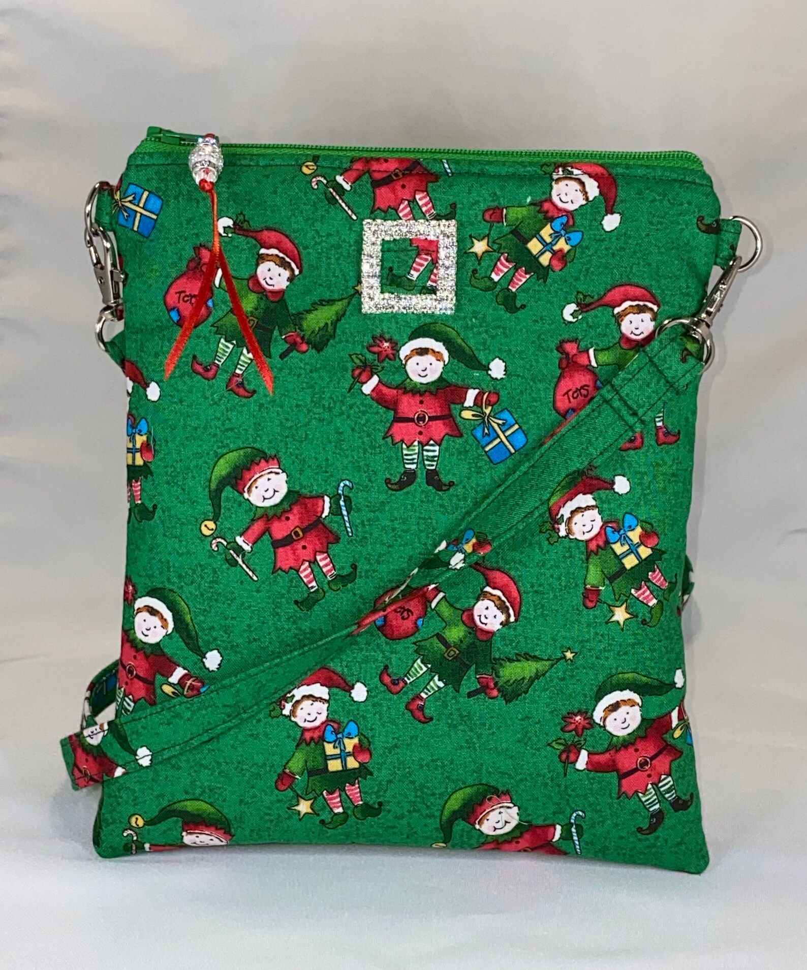 Elf Crossbody Bag Elves Winter Holiday Christmas Purse Etsy