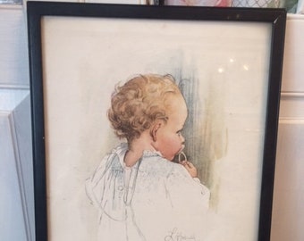 Vintage Baby Print