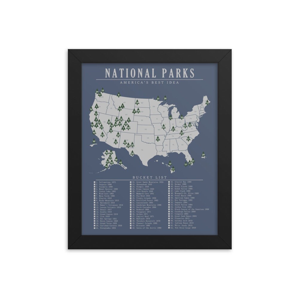 National Park Bucket List Map Poster All 63 Parks Updated Etsy national-park-bucket-list-map-poster-all-63-parks-updated-etsy