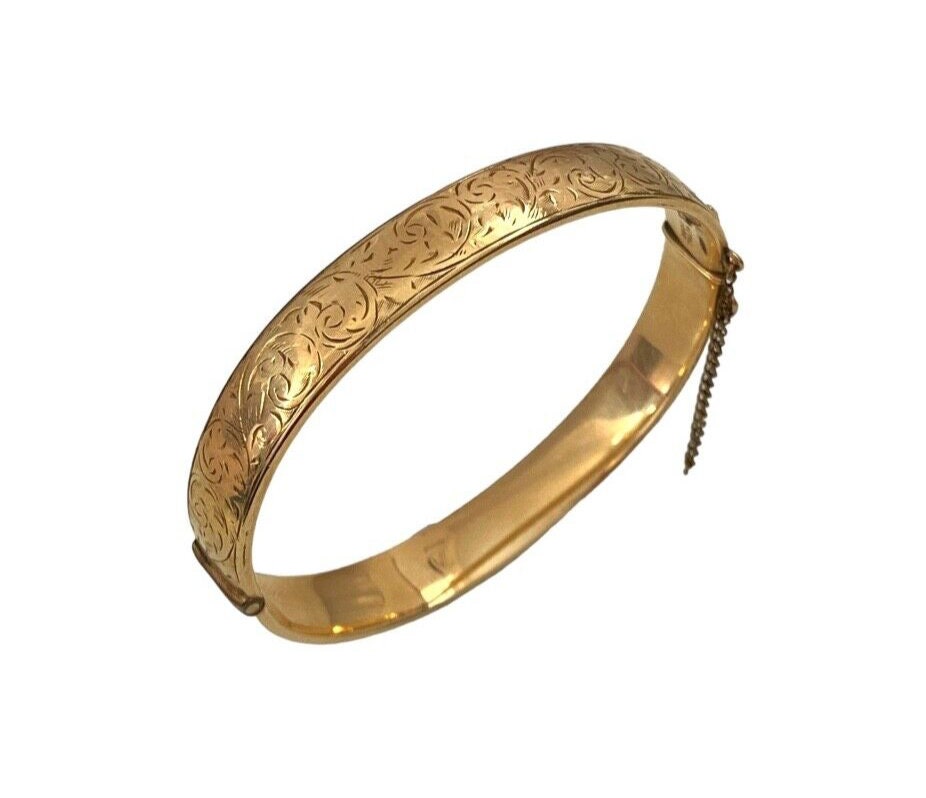 9ct gold bangle womens best sale
