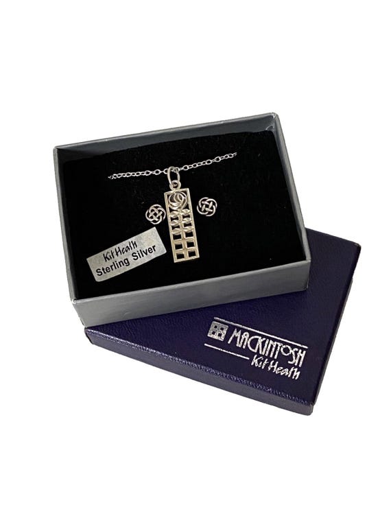 Kit Heath Celtic 925 Sterling Silver Pendant Necklace Earrings