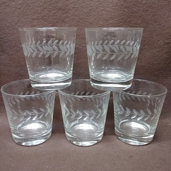Vintage Clear Anchor Hocking Glasses Set Of 5 6 Oz Lowball - Lowball Glass Oz Vintage Clear Anchor Hocking Glasses Set Of 5 6 Oz Lowball - Lowball Glass Oz