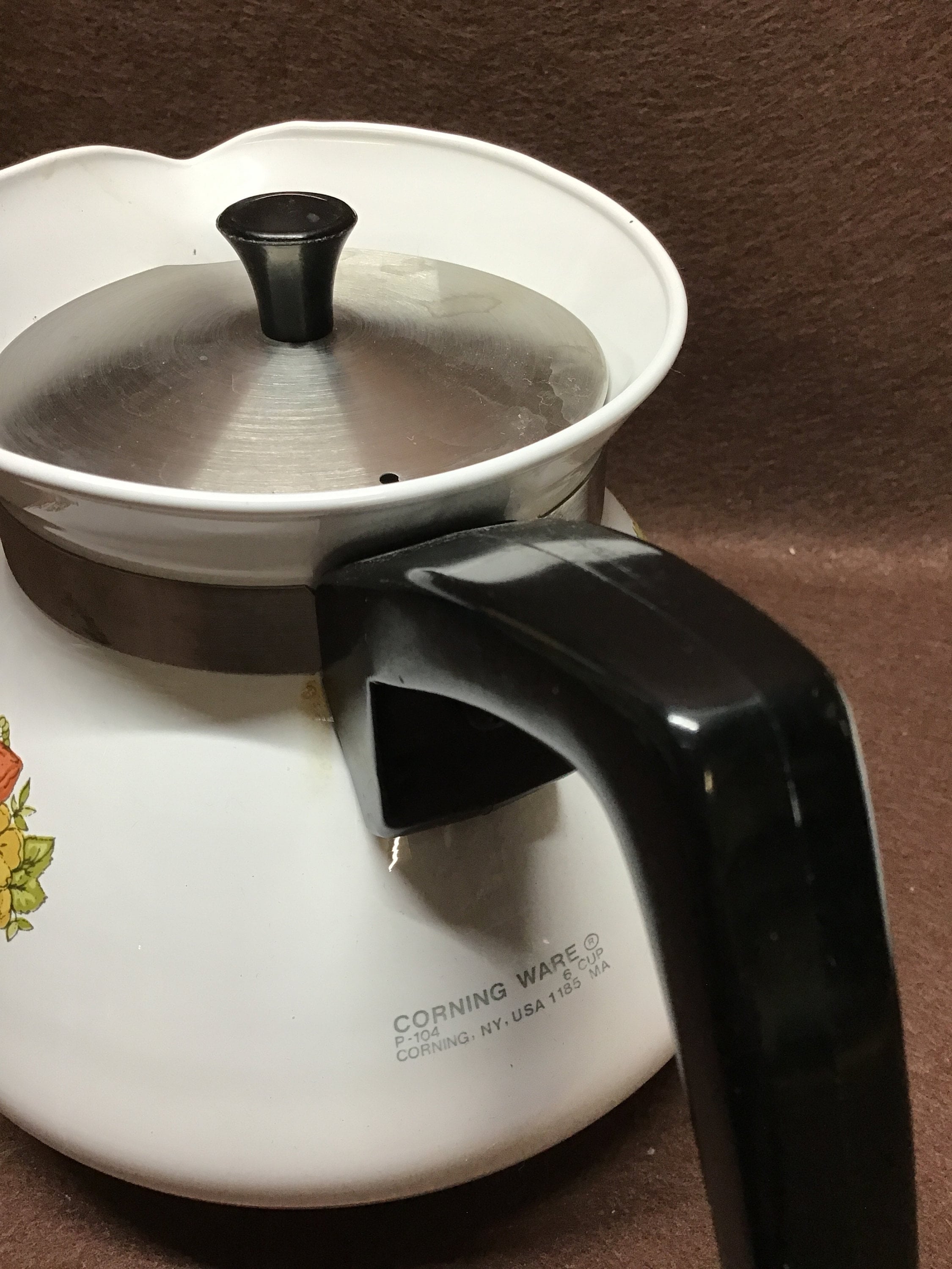 Vintage Corning Ware coffee pot. 2 choices Etsy