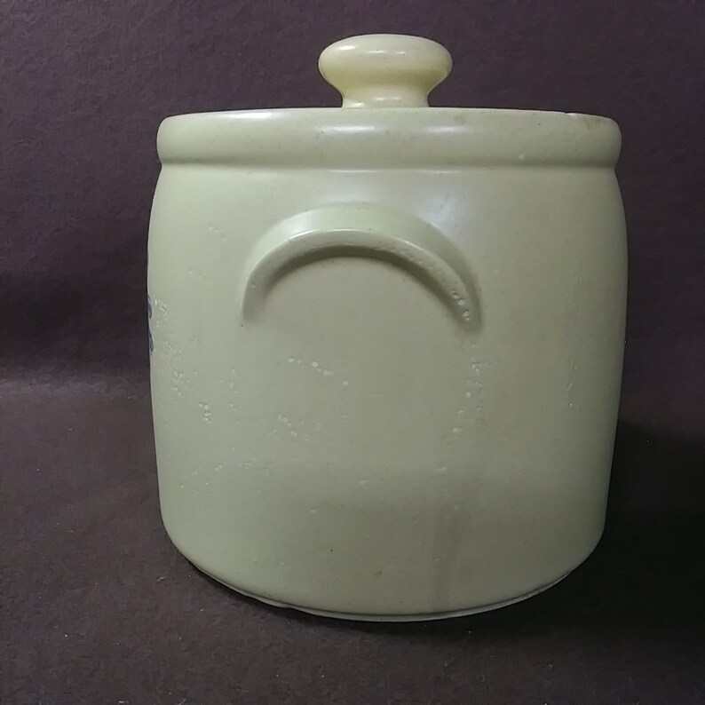 Vintage McCoy Pottery Crock Cookie jar. Etsy