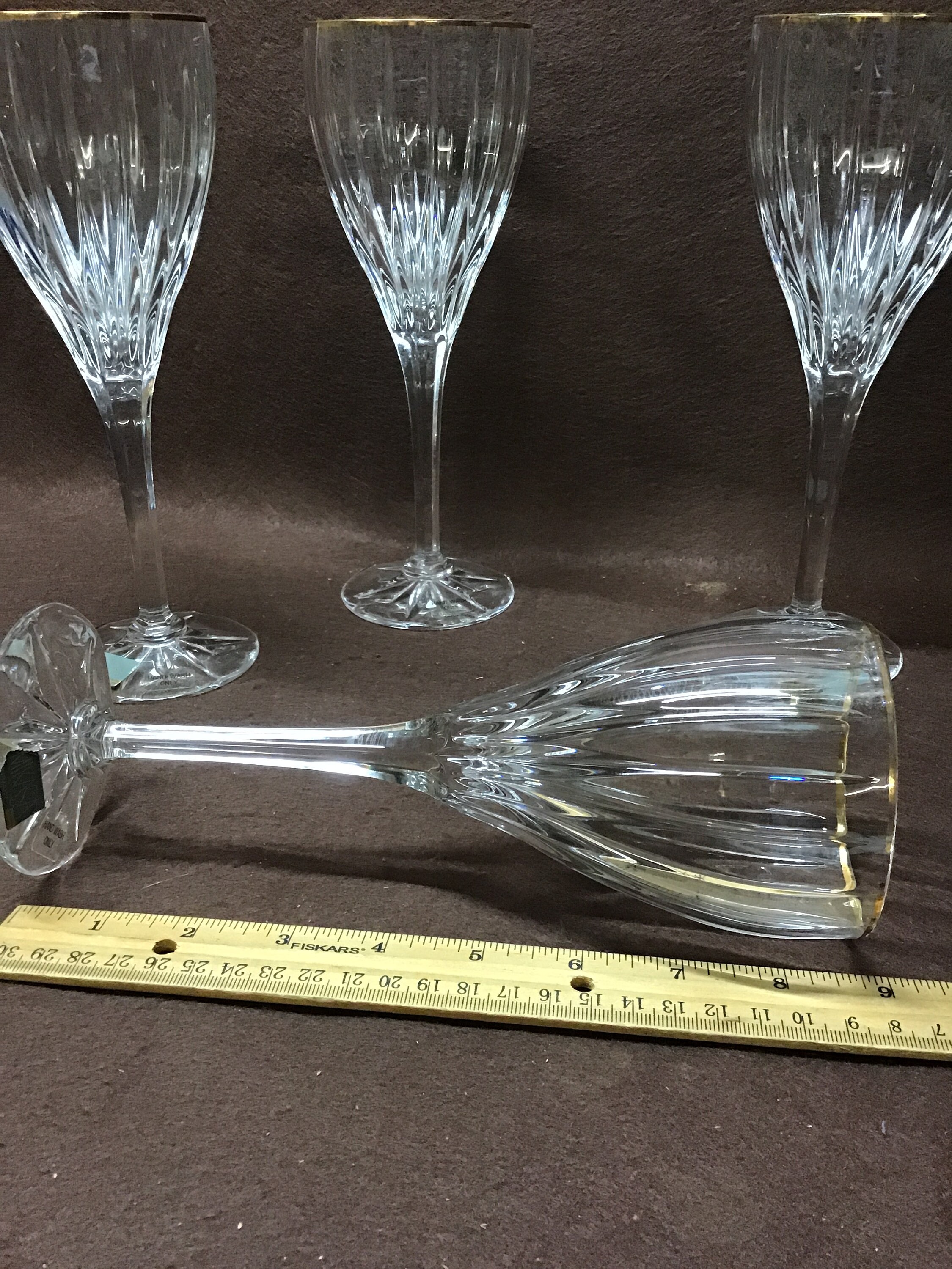 Mikasa Crystal Wine Glasses Vintage - g7sryma