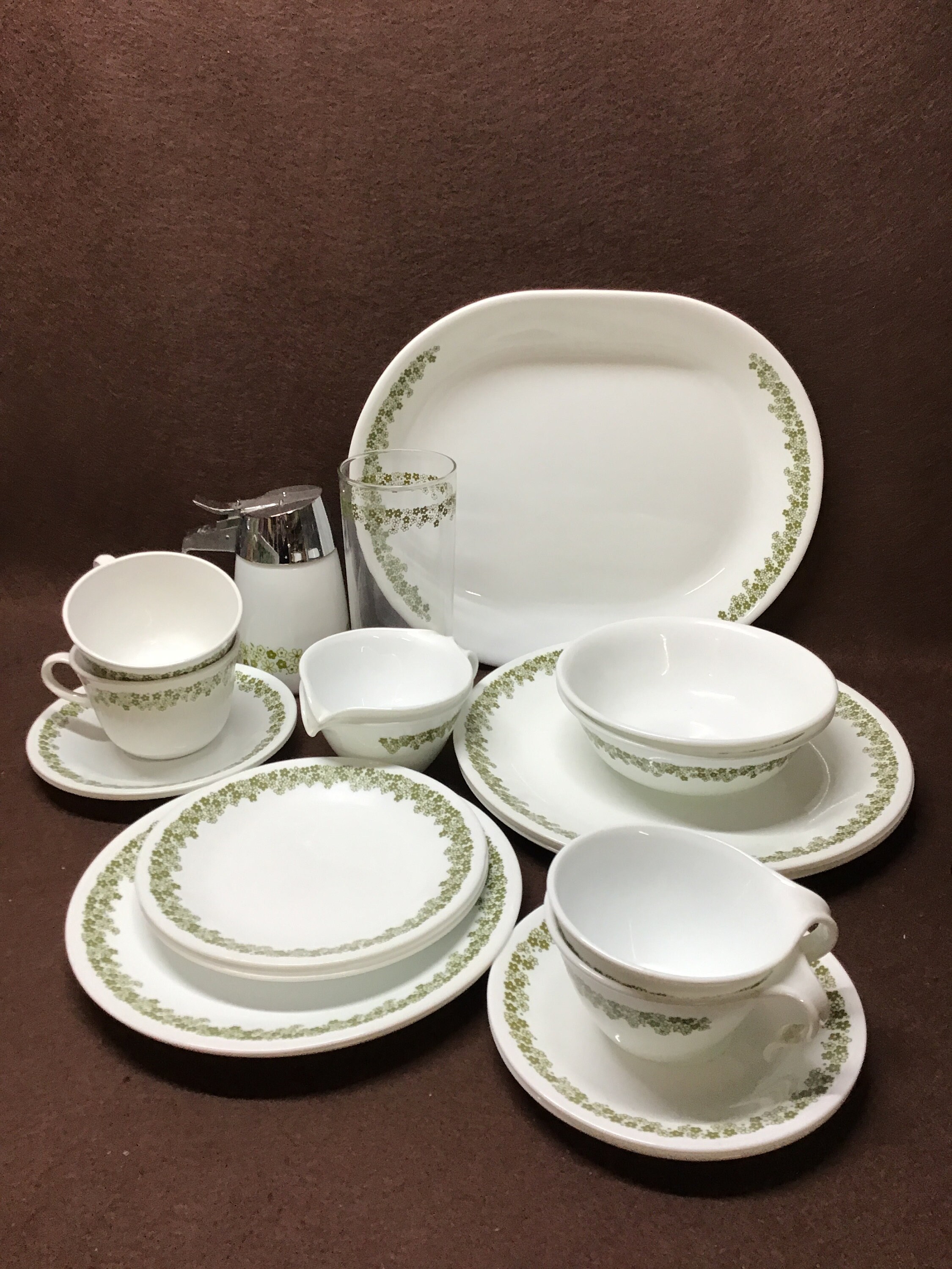 Vintage Corelle discontinued dinnerware. Spring Blossom Crazy Etsy