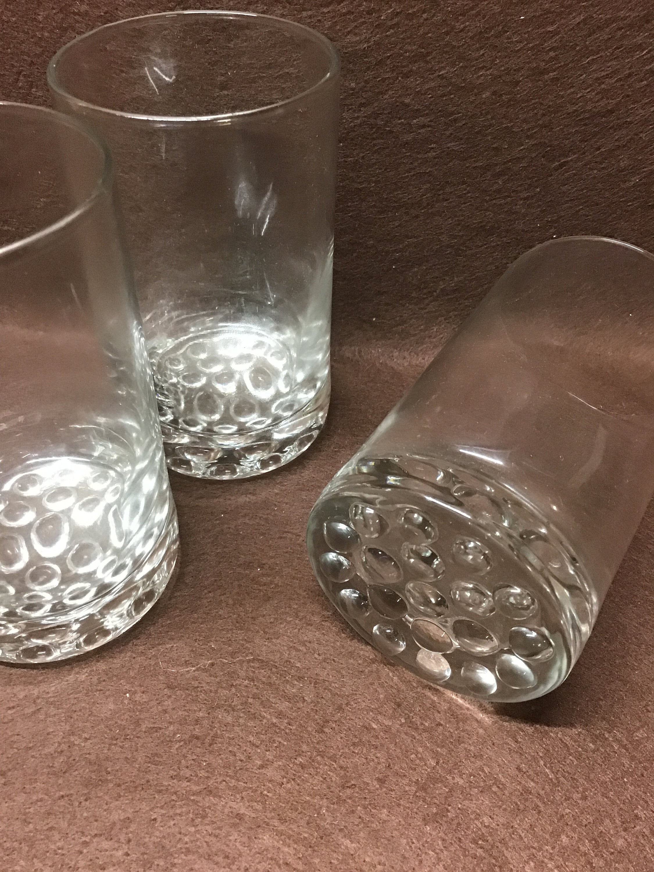 Vintage hobnail bubble bottom glasses. Choice of Set of 8 oz Etsy