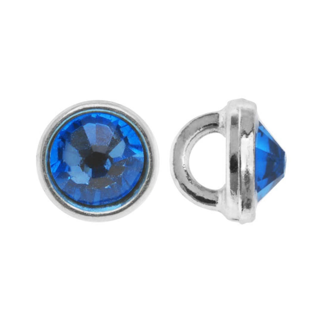 Crystaletts Swarovski Crystal Buttons, 3mm, 100 Piece Pack, Rhodium