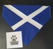 Scotland Flag Scottish Flag Bandana Rugby World Cup Football  for dogs cats slide on collar Pet accessory handmade by BOW -Tiful by Kate 