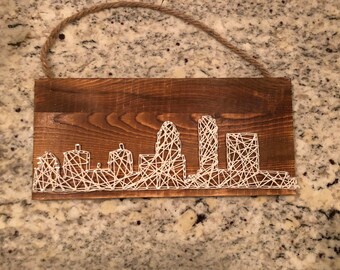 Skyline String Art/ String art/decor