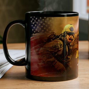 Patriotic Armed Forces Mug - Perfect for Veterans Day, Memorial Day, Support Our Troops, Coffee Lover&#39;s Gift, Military Pride