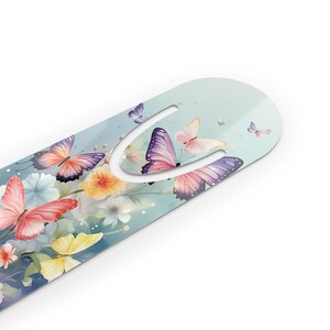Elegant Butterfly Bookmark - Metal Page Marker, Butterfly Design, Floral Gift, Reading Accessory, Literary Gift for Book Lovers