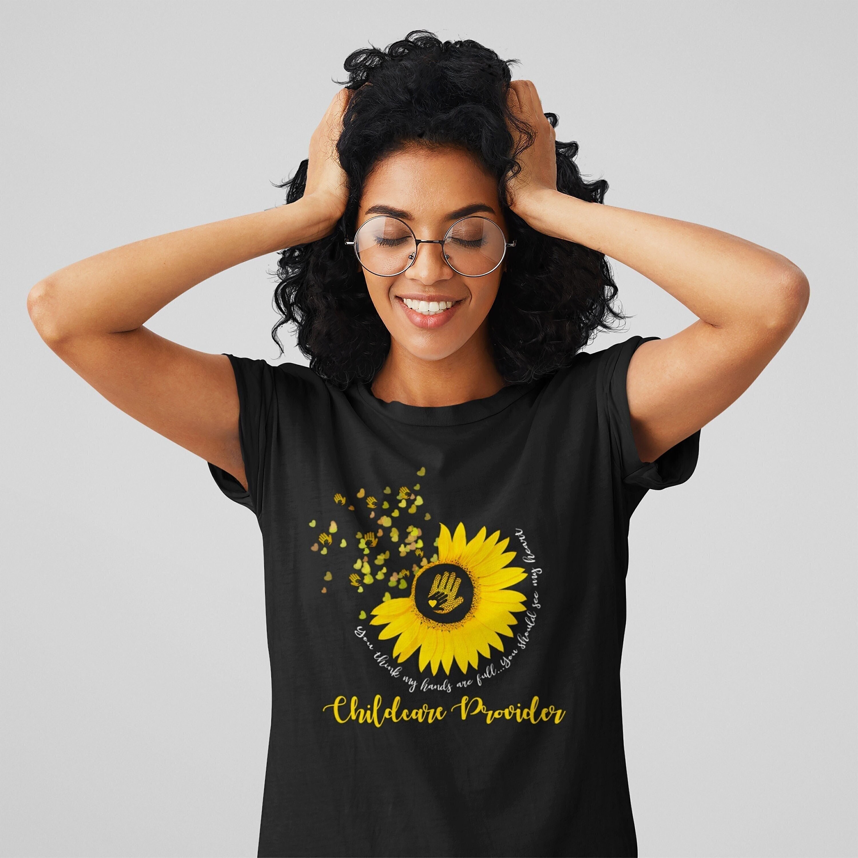 Sunflower Childcare Provider T-shirt Kindergarten Teacher - Etsy