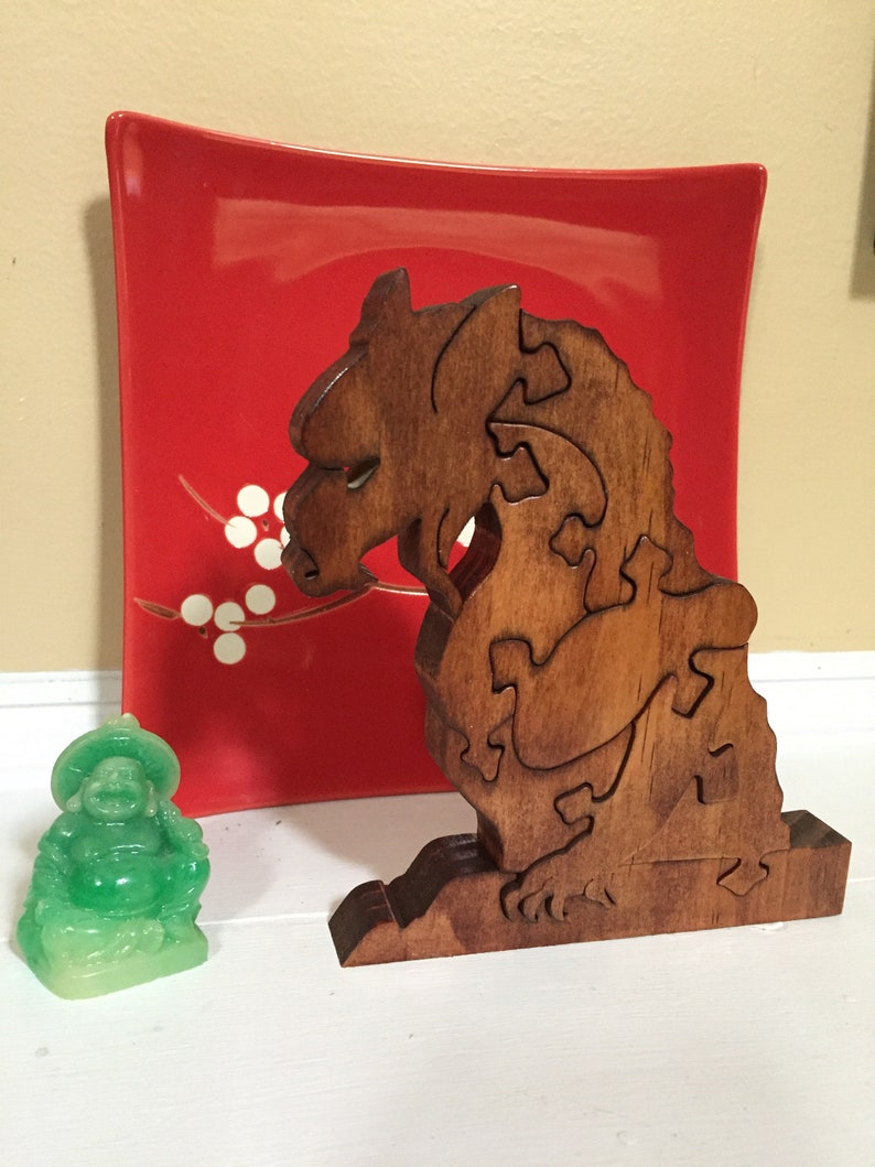 Gargoyle wooden puzzle