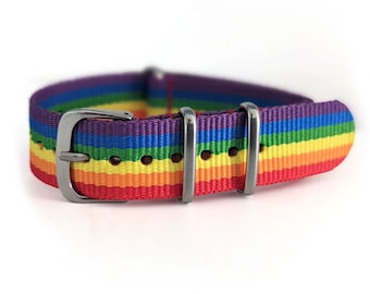 Bracelet magnétique VNS réglable - Arc-en-ciel - Bracelet de montre