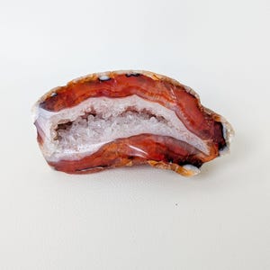 Karneol Druzy Achat - Motivation Kristall - Vertrauen Energie - Sakral Chakra Dekor