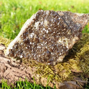Andradite Garnet on matrix - Garnet - Unique minerals - Rare crystals - Healing stones - Holistic gifts - Geology gifts - Unique gifts