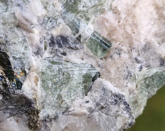 Apatite and Scheelite in Quartz- Carrock Mine - British minerals - Rare minerals - Crystals - Minerals - Healing crystals - Apatite crystal