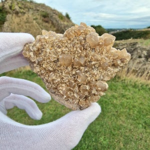 Calcite - Bonsall Moor Quarry - Calcite - Derbyshire minerals - Rare crystals - British minerals - Minerals - Crystals