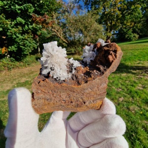 Hemimorphite on Limonite - Ojuela mine - Minerals - Unique minerals - Crystals - Rare minerals