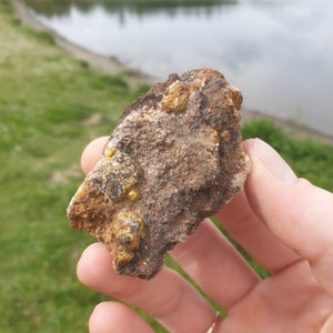 Campylite on matrix - Campylite - Mimetite - Minerals - British minerals - Unique minerals - Dry Gill Mine - Healing crystals - crystals