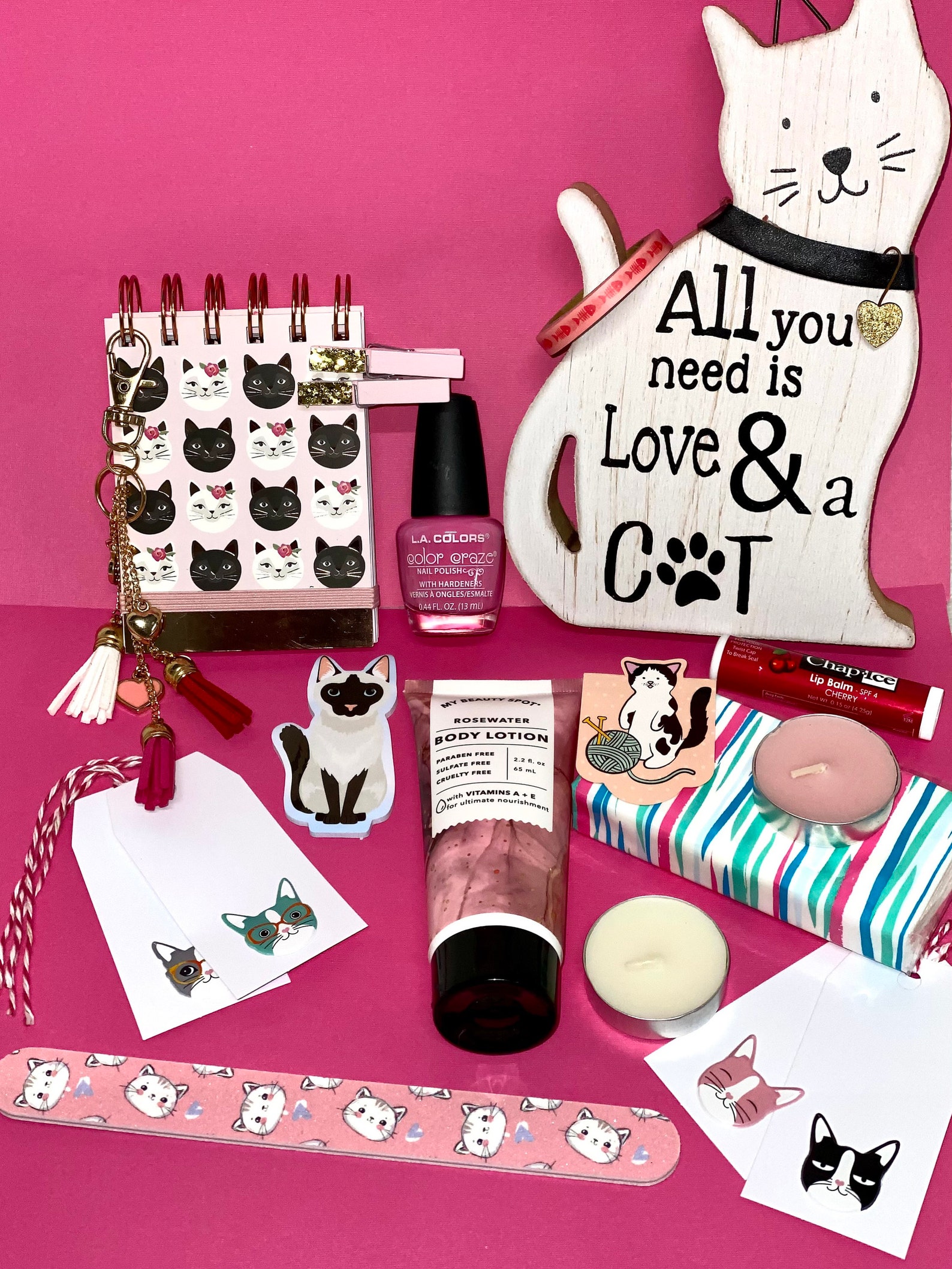 FREE SHIPPING Cat Mom Cat Gift Box Cat Lover Gift Box Pet | Etsy