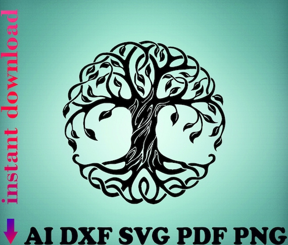 Download Engraving Clipart Tree Of Life Dxf Family Tree Svg Tree Cut Etsy