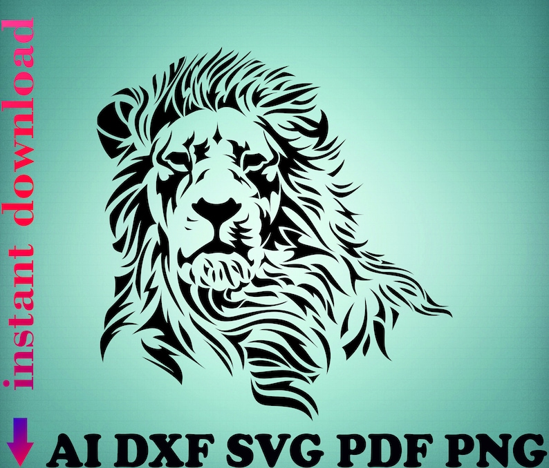 Free Free 214 Gold Lion Head Svg SVG PNG EPS DXF File