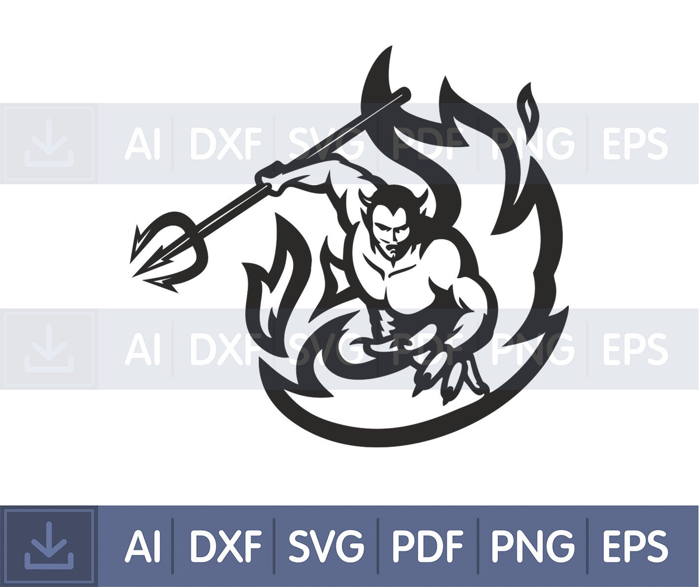 Digital Vector Cut Files Free Download Devil File Demon Files Fire ...