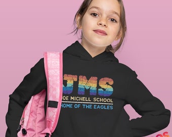 Joe Michell School Eagle Kids Hoodie Rainbow JMS Design9