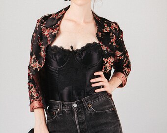 Black Corset With Lace Detail S