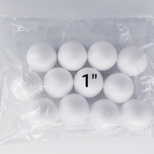 8 ct 2 inch Styrofoam Balls Round White Styro Foam Polystyrene Sphere C086
