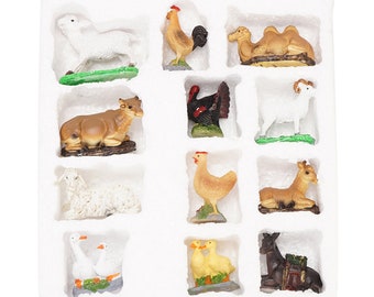 Animal Nativity Set - Etsy Animal Nativity Set - Etsy