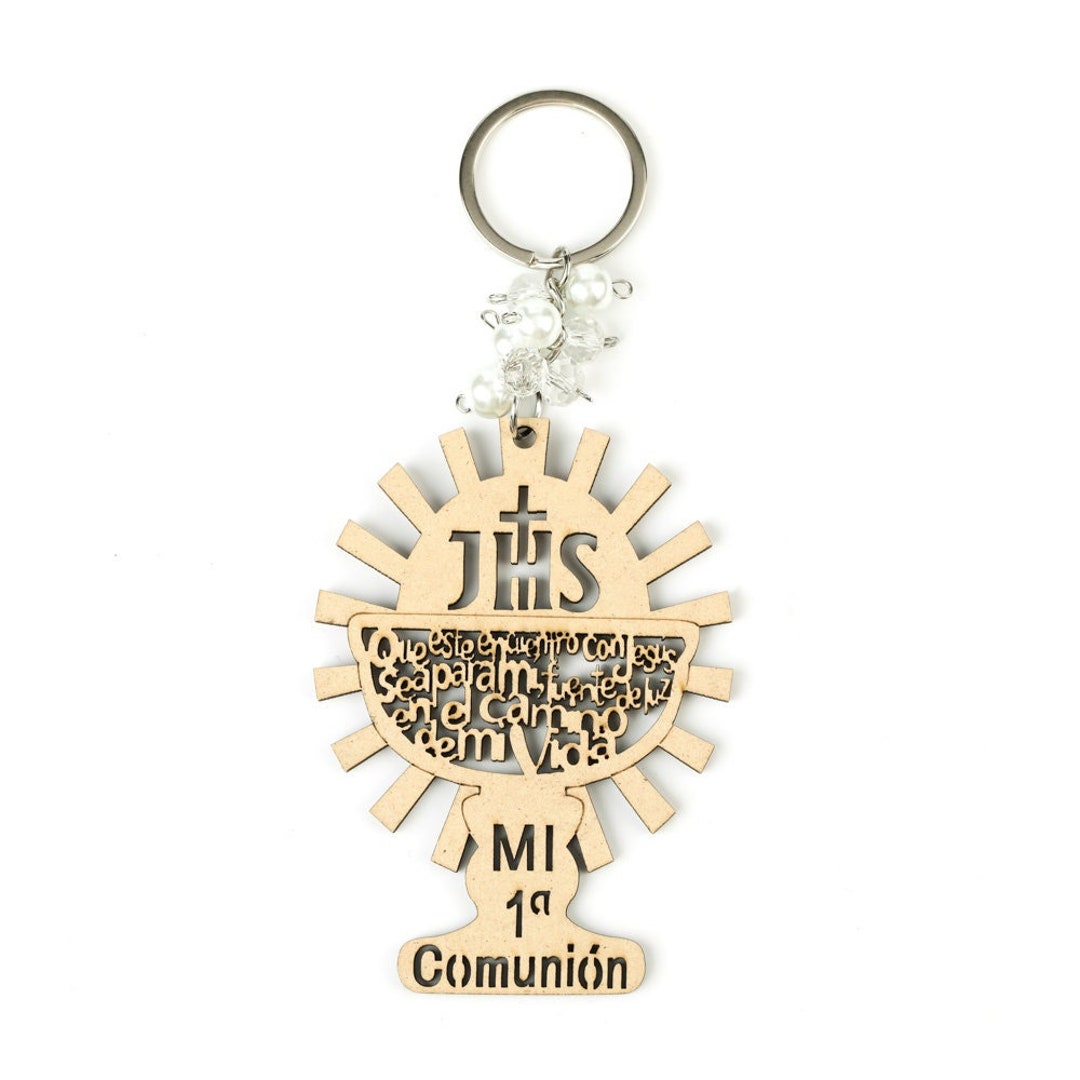 12pc First Communion Chalice Wooden Keychains 2 Styles - Etsy