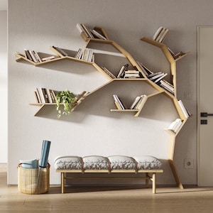 Tree Bookshelf - Etsy