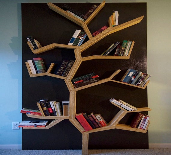 tree bookcase nursery