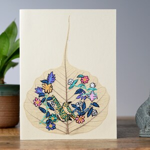 Hand bemaltE Karten. Bodhi Baum Kunst. Yoga-Geschenke. Geburtstagsgeschenk für sie.