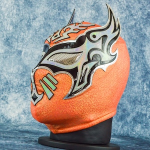 Máscara de Lucha Libre Mexicana Auténtica / Máscara de Luchador Hecha a Mano / Lucha Libre Profesional, Cosplay, Disfraz de Halloween / Mistesis