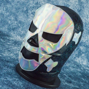 Authentic Mexican Lucha Libre Mask | Handmade Luchador Wrestling Mask | Pro Wrestling, Cosplay, Halloween Costume | Skull