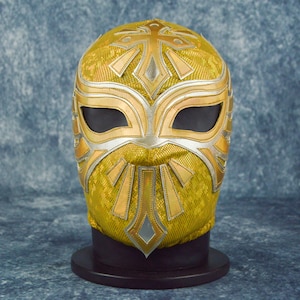 Máscara de lucha libre mexicana auténtica / Máscara de luchador hecha a mano / Lucha libre profesional, cosplay, disfraz de Halloween / Ángel